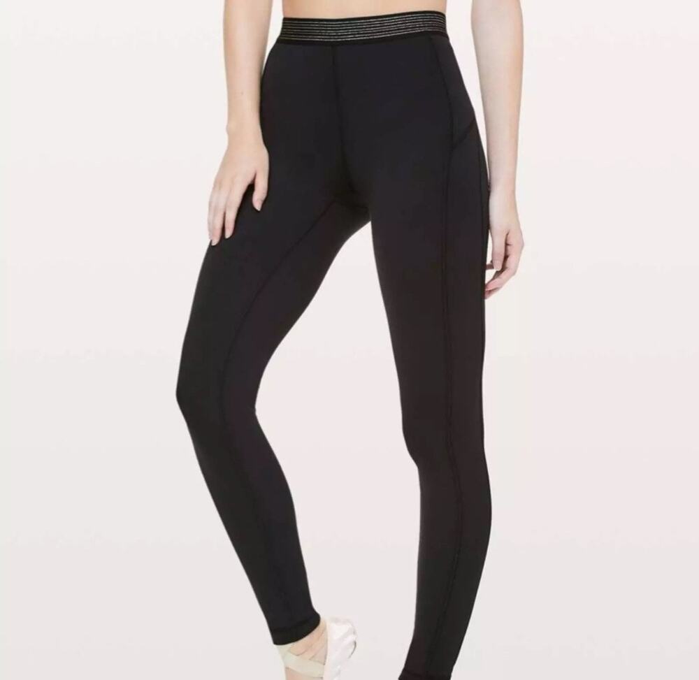 Lululemon Principal Dancer Golden Lining Tight – Size 12
